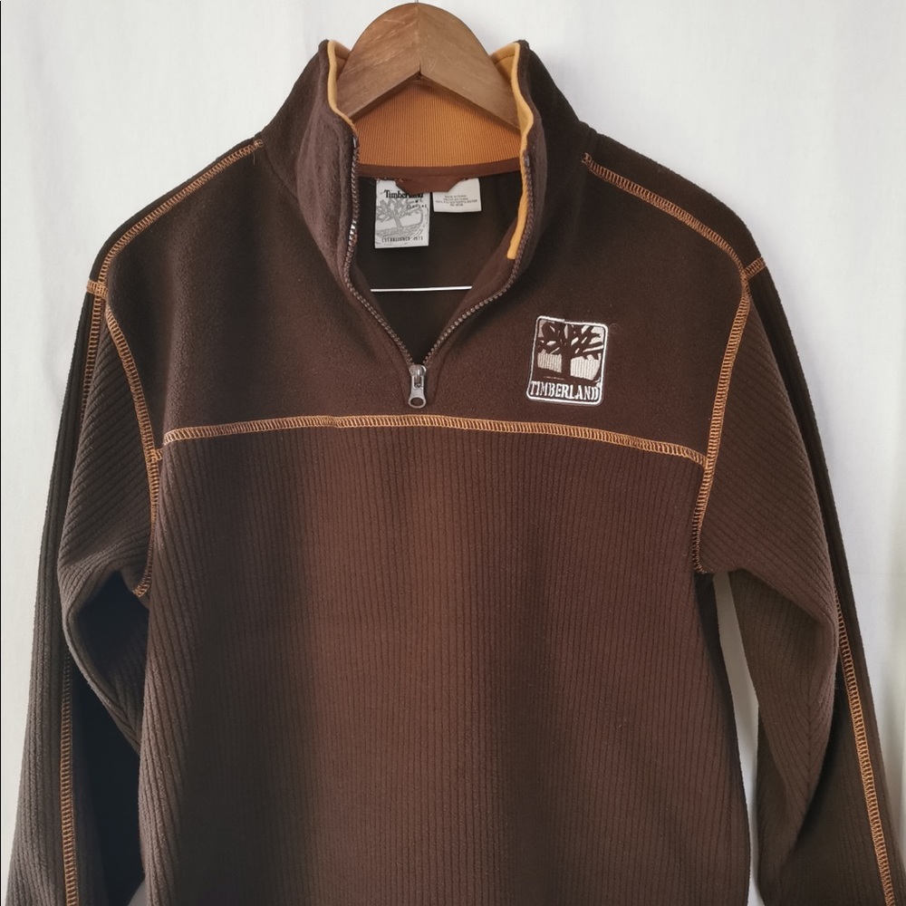 Brown Fleece Timberland Pullover Youth S12-14
